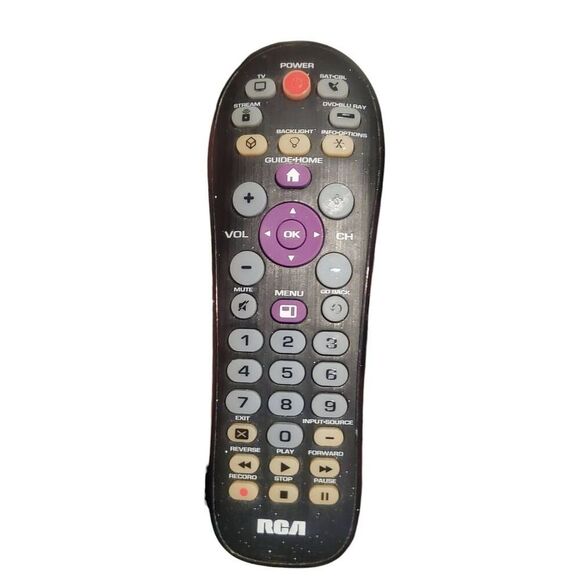 RCA BACKLIT UNIVERSAL REMOTE CONTROL - RC36K/39H-T1-O3 - Picture 1 of 1